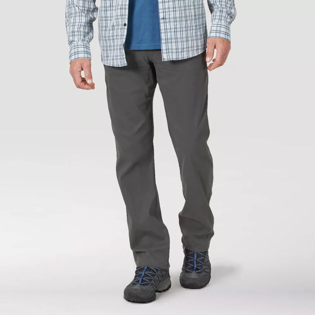Wrangler Men s ATG Synthetic Straight Utility Pants - Dark Shadow - 36X30