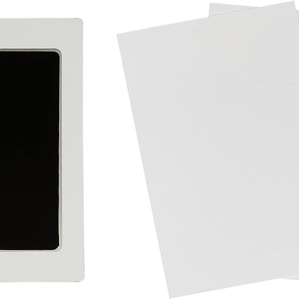 Kate & Milo Clean Touch Ink Pad, No Touch Ink Pad for Baby, Handprint and Footprint Makers, DIY Baby Keepsake, Newborn Babyprints Keepsake, Black Ink