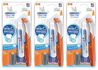 Nylabone Advanced Oral Care Cat Dental Kit Original (3 Count)