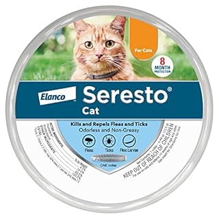 Seresto Cat Vet-Recommended Flea & Tick Treatment & Prevention Collar for Cats | 8 Months Protection