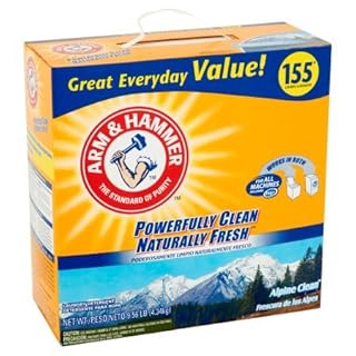 ARM & HAMMER Powder Laundry Detergent, Alpine Clean, 9.56 lb, 155 Loads