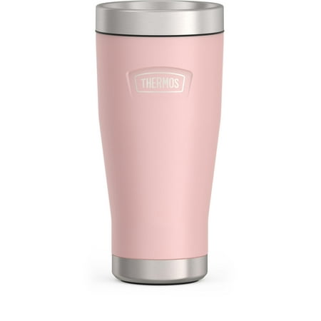 THERMOS ICON SERIES, Stainless Steel Tumbler, Sunset Pink, 16 oz Sunset Pink