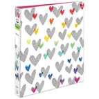 1 Binder / Hatchmark Hearts