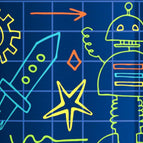 Robot Doodles / 12 Ounces