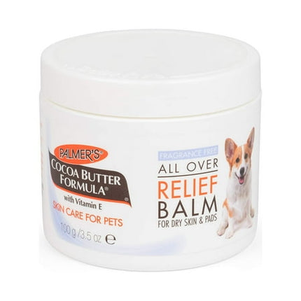 Palmer's for Pets Cocoa Butter Fragrance Free Paw Pad & Nose Balm for Dogs - Dog Skin Soother Balm, Dog Paw Balm for Dry Skin & Pads - Palmer's Cocoa Butter Formula with Vitamin E for Pets