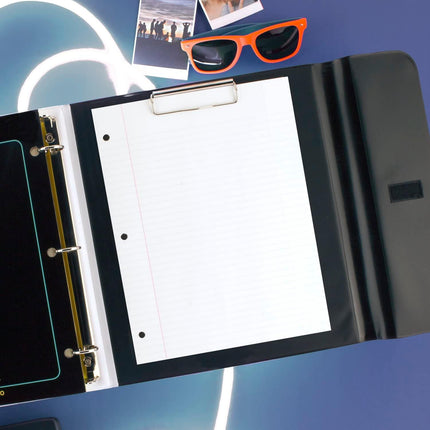 Mead Trapper Keeper 1 Inch Retro Binder with Folders Glow