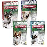 K9 Advantix II XL Dog Vet-Recommended Flea, Tick & Mosquito Treatment & Prevention | Dogs Over 55 lbs. | 2-Mo Supply