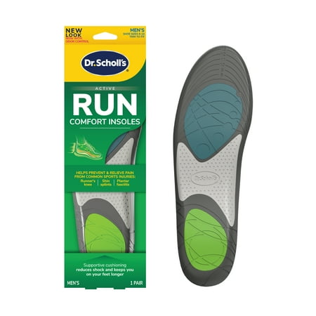 Dr. Scholl'sÂ® Run Active Comfort Insoles,Men's, 1 Pair, Trim to Fit Inserts