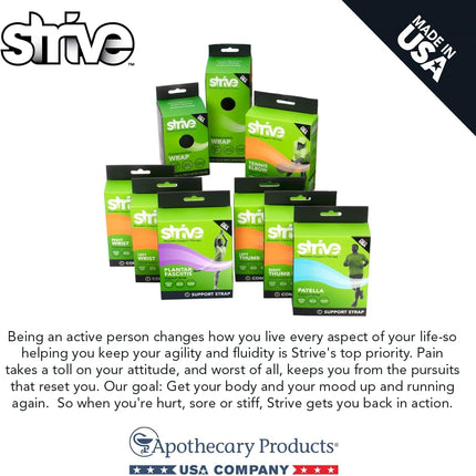 Strive Reusable Hot Cold Gel Wrist Foot Ice Pack Wraps