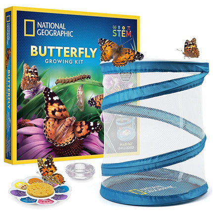 National Geographic Kids Butterfly Growing Kit STEM Educational Science Habitat