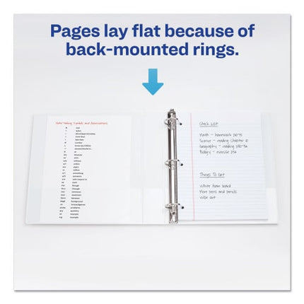 Avery Durable White 2.5 Inch View Binder with EZD Rings