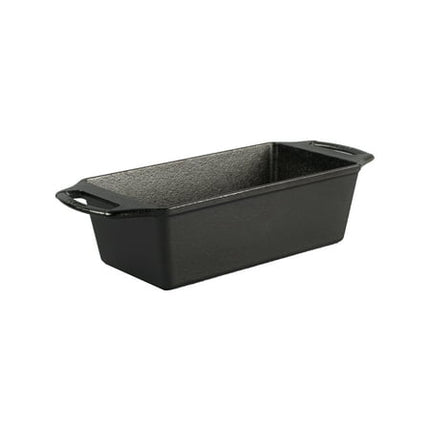 Lodge Cast Iron Loaf Pan 8.5x4.5 Inch, Black Black