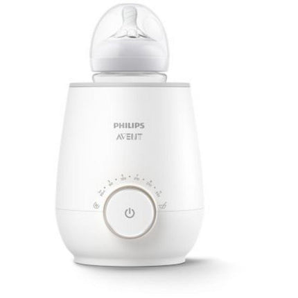 Philips Avent Premium Fast Bottle Warmer, with Smart Temperature Control, Water Bath Technology, Automatic Shut-Off, Model SCF358 Java