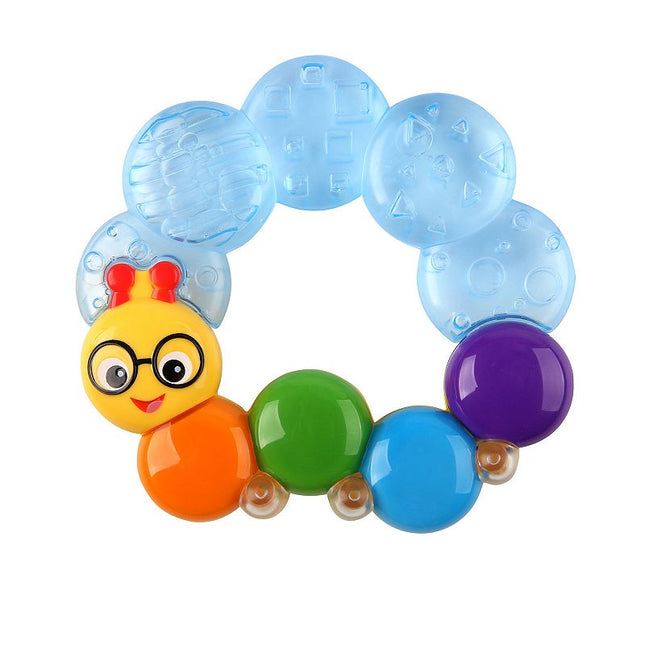 Baby Einstein Teether-pillar Rattle and Chill Teething Toy, Ages 3 months + Green