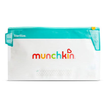 Munchkin® Sterilize™ Microwave Bottle Steam Sterilizer Bags, 30 Uses per Bag, 6 Pack Multicolor