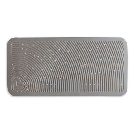 Munchkin Soft Spot Baby Bath Mat for Tub, Cushioned Bathtub Mat for Toddlers and Kids, 36"x17", Grey White