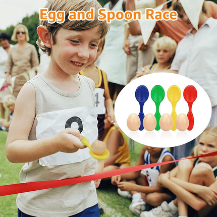 32 Piece Outdoor Carnival Game Set with Potato Sack Bags