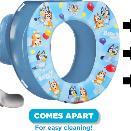 Ginsey Bluey Soft Potty Training Seat 13.5in Blue