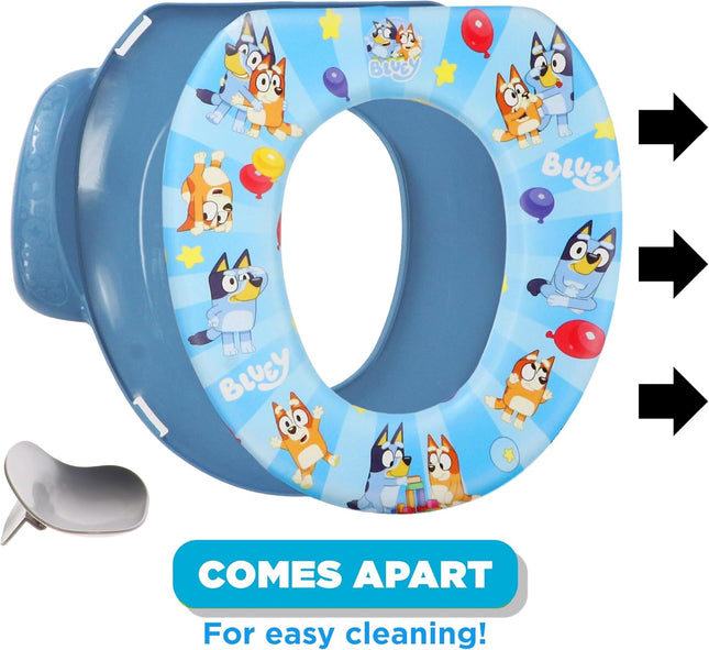 Ginsey Bluey Soft Potty Training Seat 13.5in Blue