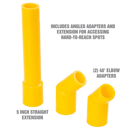 OEMTOOLS 87041 Drip Free Funnel for Automotive Fluids 6 Piece Kit White