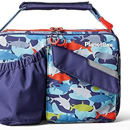 PlanetBox Insulated Lunch Bag Camo Shark Edition 12in