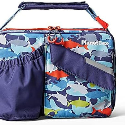 PlanetBox Insulated Lunch Bag Camo Shark Edition 12in