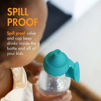 Boon Snug Sip Universal Silicone Bottle Toppers 4 Count