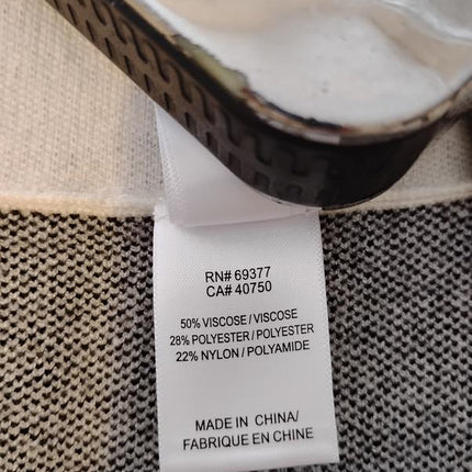 WynneCollection SoftKNIT Trompe L'oeil Trench Topper Jacket with Side Pockets