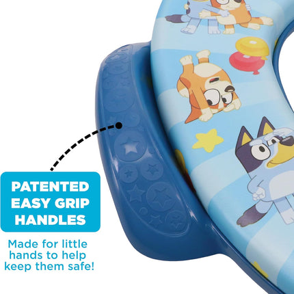 Ginsey Bluey Soft Potty Training Seat 13.5in Blue