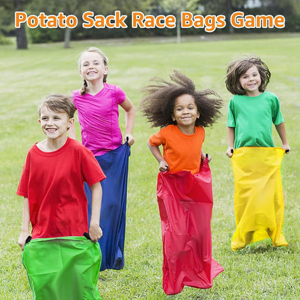 32 Piece Outdoor Carnival Game Set with Potato Sack Bags
