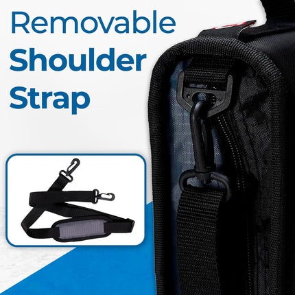Case-it Mighty Zip Tab 3-Inch Zipper Binder with Expanding File