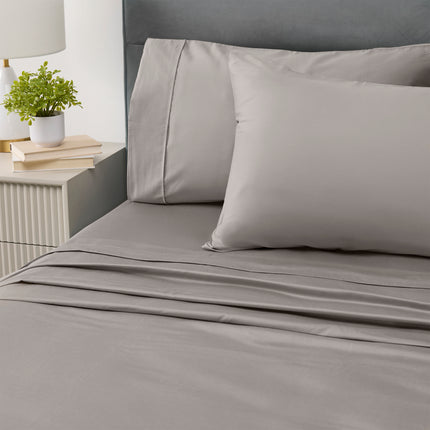 Farm to Home Organic Cotton Tencel Sheet Set Soft Gray