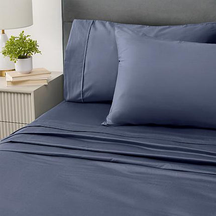 Farm to Home Organic Cotton Tencel Sheet Set 300TC Indigo
