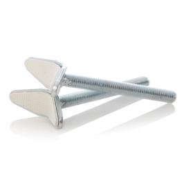 Dreambaby Y-Shaped Spindle Rod Banister Gate Adaptors - For Dreambaby Pressure Mounted Gates - 9.5mm Diameter Size & 4.5inch Length - Silver - 2 Count (Pack of 1) - Model L196 Black
