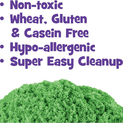 Kinetic Sand Colored Sensory Play Sand 2 lb Green