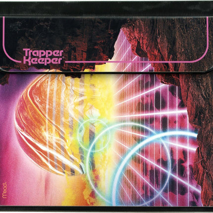 Mead Trapper Keeper 1 Inch Retro Binder with Folders Glow