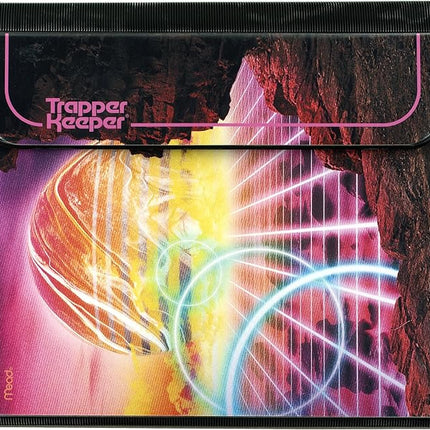Mead Trapper Keeper 1 Inch Retro Binder with Folders Glow