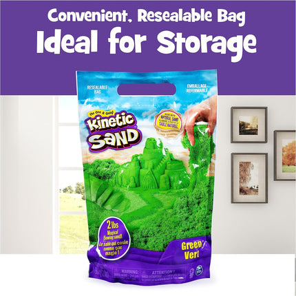 Kinetic Sand Colored Sensory Play Sand 2 lb Green