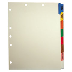 40 Set Box- Tabbies 54505 Medical Chart Divider Sets, Side Tab, 9 x 11,  (TAB54505), Assorted, Black, Manila