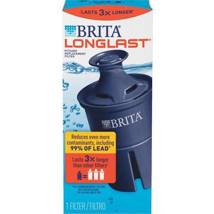 Brita Elite Water Filter Replacement for Pitchers and Dispensers, BPA-Free, Reduces 99% of Lead, Lasts Six Months or 120 Gallons, Includes 1 Pitcher Replacement Filter Blue