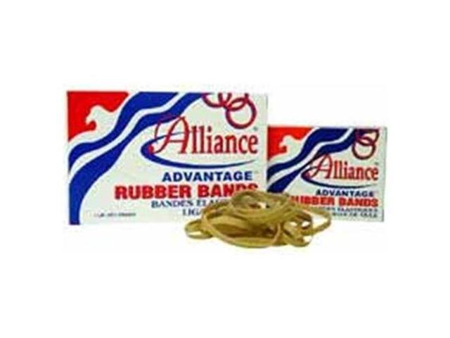 Alliance Rubber 26145 Advantage Rubber Bands Size #14, 1 lb Box Contains Approx. 2250 Bands (2" x 1/16", Natural Crepe),Beige