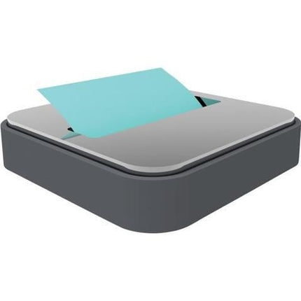 Post-it Note Dispenser with Post-it Pop-up Notes, Black Base with Steel Top, 1 Aqua Splash 3 in. x 3 in. Super Sticky Note Pad, Classroom or Office Supplies