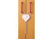 Dreambaby Flexi Lock - Cabinet & Drawer Handle Locks - Cabinet Safety Straps - with Multi-Touch Release System - White - 2 Count (Pack of 1) - Model L185 White