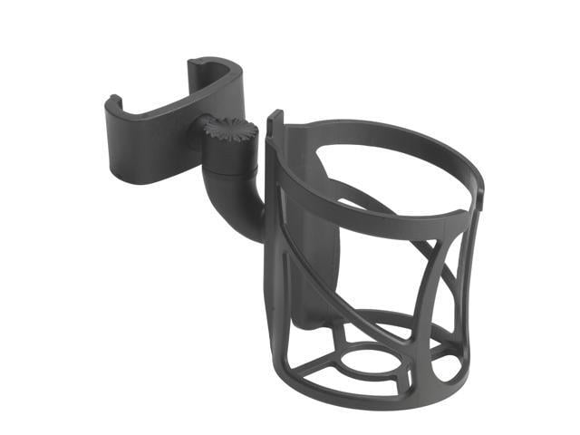 Drive Medical Nitro Clip-On Cup Holder for Walker Rollator, 6 x 4 x 3.5 Inch, Black