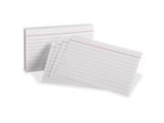 Oxford Ruled Index Cards, 3" x 5", White, Lined Index Flashcards, 300 per Pack (10022)