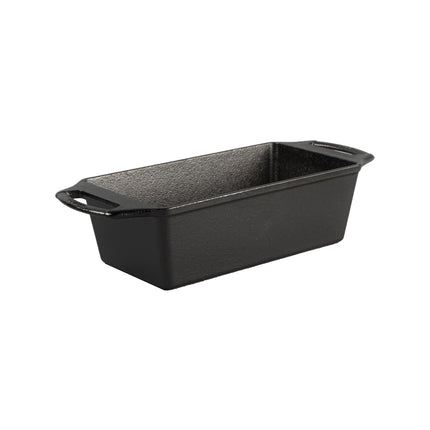 Lodge Cast Iron Loaf Pan 8.5x4.5 Inch, Black Black