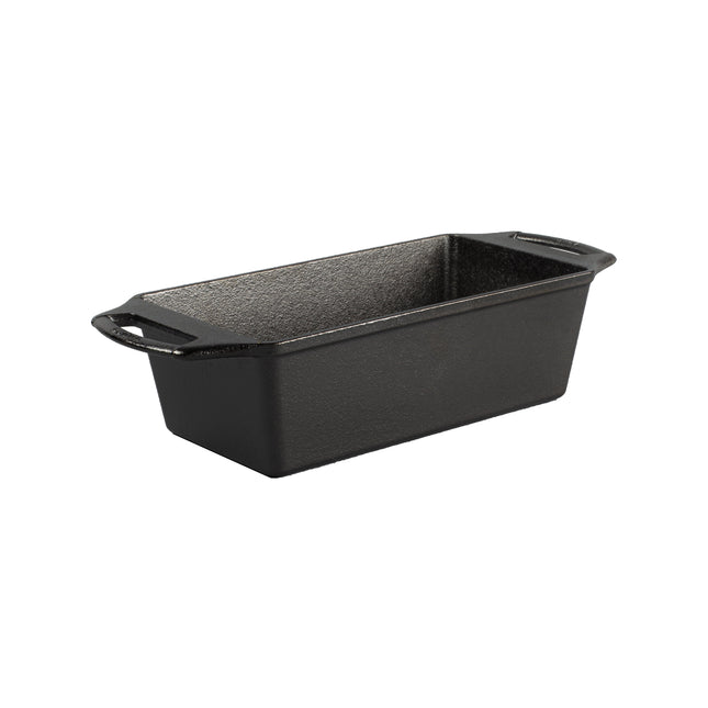 Lodge Cast Iron Loaf Pan 8.5x4.5 Inch, Black Black