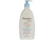 Aveeno Baby Daily Moisture Body Lotion for Sensitive Skin, Hypoallergenic Moisturizing Baby Lotion with Nourishing Oatmeal to Deeply Moisturize Baby's Skin, Fragrance-Free, 18 fl. oz