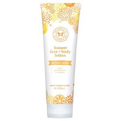 The Honest Company Hydrating Face + Body Lotion | Fast Absorbing, Naturally Derived, Hypoallergenic | Citrus Vanilla Refresh, 8.5 fl oz