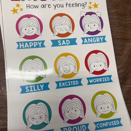 16 Laminated Educational Classroom Posters for Kindergarten and Preschool Learning